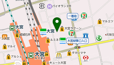ドトールコーヒーショップ 大宮ラクーン店の地図画像