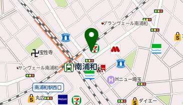 ドトールコーヒーショップ 南浦和駅東口店の地図画像