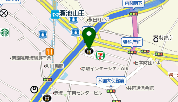 ドトールコーヒーショップ 溜池山王店の地図画像