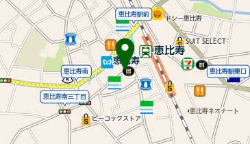 ドトールコーヒーショップ 恵比寿駅前店の地図画像