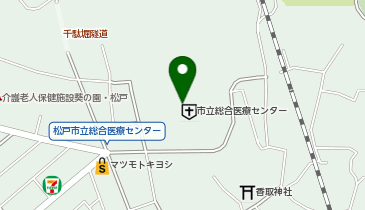 ドトールコーヒーショップ 松戸市立総合医療センター店の地図画像