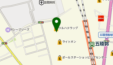 ドトールコーヒーショップ ポールスター函館店の地図画像