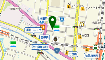 ドトールコーヒーショップ 外神田1丁目店の地図画像