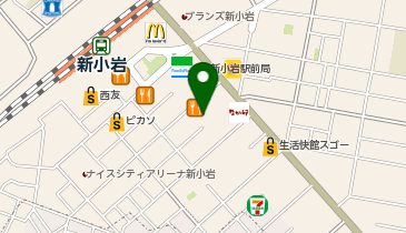 ドトールコーヒーショップ 新小岩ルミエール店の地図画像