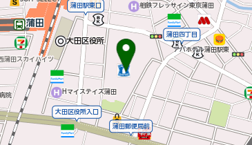 ドトールコーヒーショップ 蒲田アロマスクエア店の地図画像