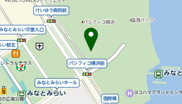 ドトールコーヒーショップ パシフィコ横浜店の地図画像