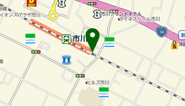 ドトールコーヒーショップ シャポー市川店の地図画像