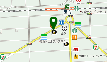 ドトールコーヒーショップ 博文堂国立店の地図画像
