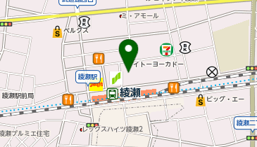 ドトールコーヒーショップ イトーヨーカドー綾瀬店の地図画像