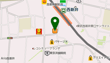 ドトールコーヒーショップ 西新井西口店の地図画像