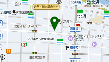 ドトールコーヒーショップ 北浜高麗橋店の地図画像