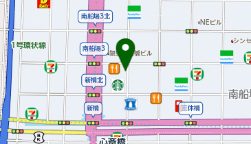 ドトールコーヒーショップ 北心斎橋店の地図画像