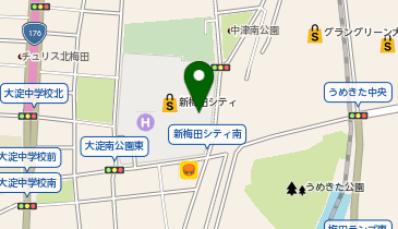 ドトールコーヒーショップ 梅田シティ店の地図画像