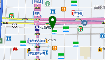 ドトールコーヒーショップ 心斎橋1丁目店の地図画像