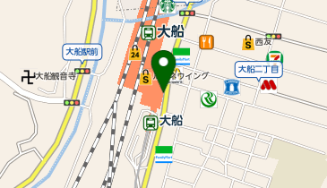 ドトールコーヒーショップ 大船ルミネウィング店の地図画像