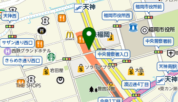 ドトールコーヒーショップ 西鉄福岡駅店の地図画像