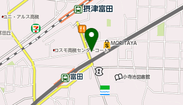 ドトールコーヒーショップ 阪急富田店の地図画像