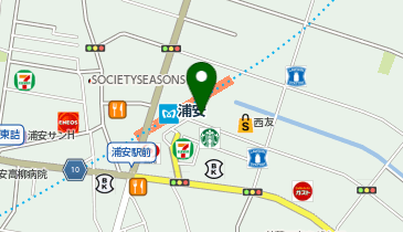 ドトールコーヒーショップ 浦安南口店の地図画像