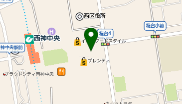 ドトールコーヒーショップ 西神中央店の地図画像