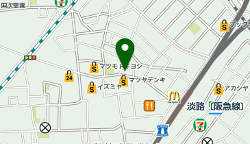 ドトールコーヒーショップ 阪急淡路店の地図画像
