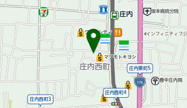 ドトールコーヒーショップ 阪急庄内店の地図画像