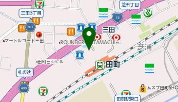 ドトールコーヒーショップ 田町センタービル店の地図画像