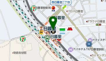 エクセルシオール カフェ 日暮里店の地図画像