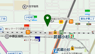 エクセルシオール カフェ 武蔵小杉店の地図画像