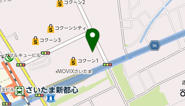 エクセルシオール カフェ コクーンシティさいたま新都心店の地図画像