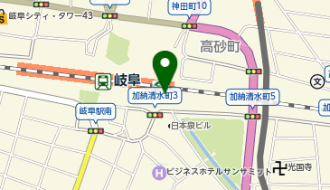 エクセルシオール カフェ アスティ岐阜店の地図画像