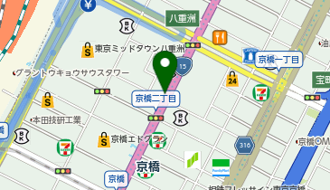 エクセルシオール カフェ 京橋一丁目店の地図画像
