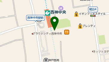 エクセルシオール カフェ エキソアレ西神中央店の地図画像