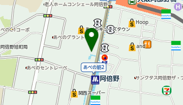 はなまるうどん イトーヨーカドーあべの店の地図画像