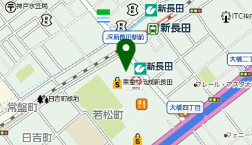 はなまるうどん 東急プラザ新長田店の地図画像