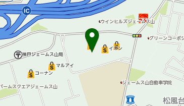 はなまるうどん イオンジェームス山店の地図画像
