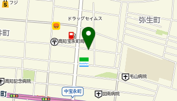 はなまるうどん 高知インター日の出店の地図画像