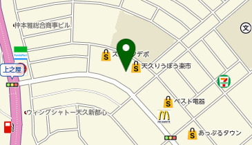 はなまるうどん 天久リウボウ店の地図画像