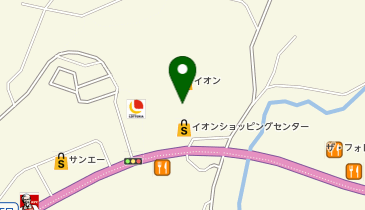 はなまるうどん イオン名護店の地図画像
