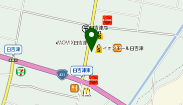 はなまるうどん イオンモール日吉津店の地図画像