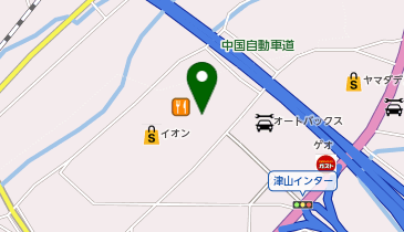 はなまるうどん イオンモール津山インター店の地図画像