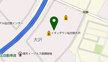 はなまるうどん イオンタウン仙台泉大沢店の地図画像