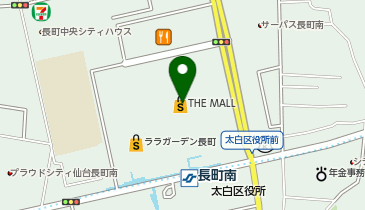 はなまるうどん ザ・モール仙台長町店の地図画像