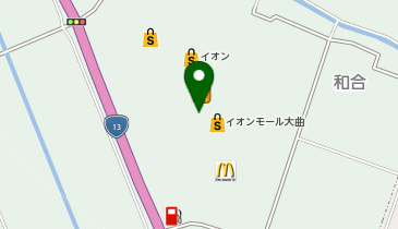 はなまるうどん イオンモール大曲店の地図画像