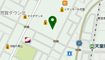 はなまるうどん イオンモール天童店の地図画像
