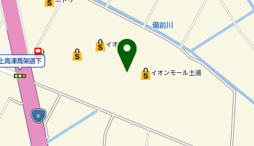 はなまるうどん イオンモール土浦店の地図画像