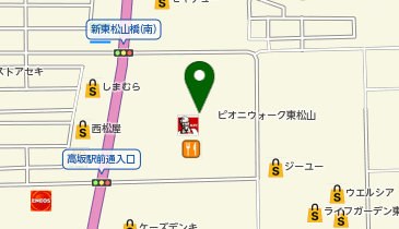 はなまるうどん ピオニウォーク東松山店の地図画像
