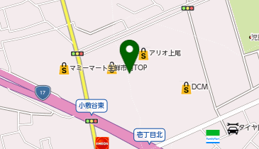 はなまるうどん アリオ上尾店の地図画像