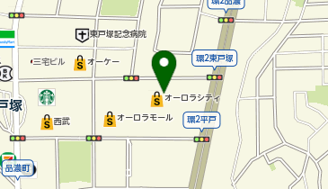 はなまるうどん イオンスタイル東戸塚店の地図画像
