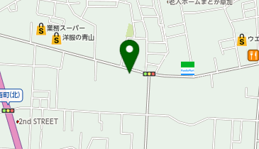 はなまるうどん 草加西町店の地図画像