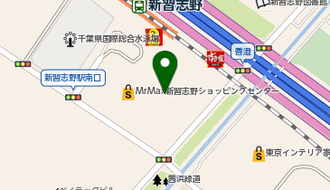 はなまるうどん ミスターマックス新習志野店の地図画像